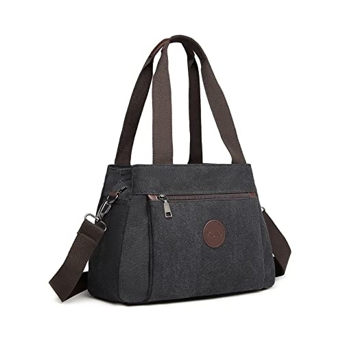 kono handtasche frauen hobo schultertasche canvas vintage tote bag für arbeiten einkaufen