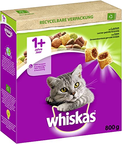 Whiskas Katzentrockenfutter Lamm Adult 800 g