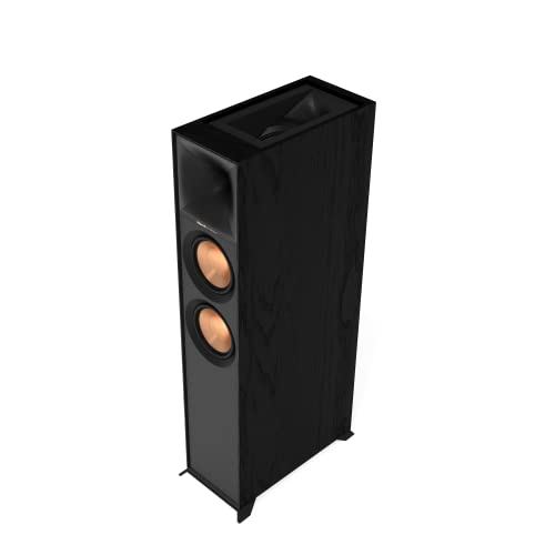 Klipsch R-605FA Dolby Atmos Lautsprecher mit 6,5 Zoll Woofer, Schwarz