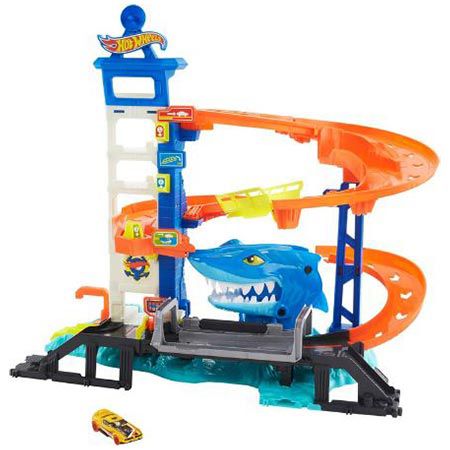 hot wheels city hai-angriff spielset mit auto, jetzt 52,90 statt 73