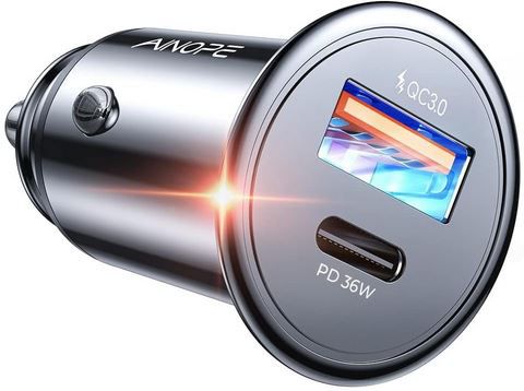Produktbild: ainoep 2 port usb-c kfz-zigarettenadapter 54w für 5,49 euro