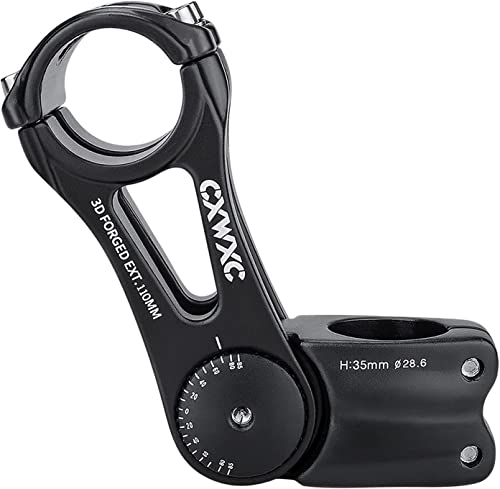 cxwxc fahrradlenker vorbau verstellbar aluminium 31.8mm 90/110/145 mm für mtb renner bmx