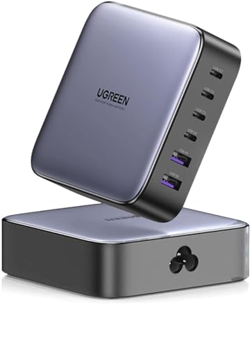 Produktbild: ugreen nexode ladegerät 200w usb c pd netzteil 6-ports für laptop smartphone