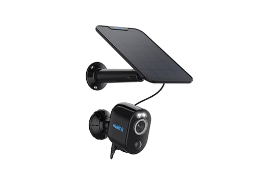 reolink argus 3 pro kamera outdoor mit solarpanel, 5mp nachtsicht, 2-wege audio