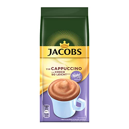 jacobs choco cappuccino 400g nachfüllbeutel kaffee pulver medium roast