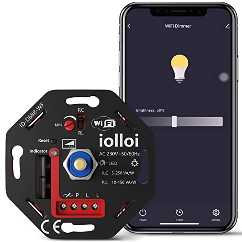 iolloi smart led dimmer schalter wifi zigbee dimmschalter