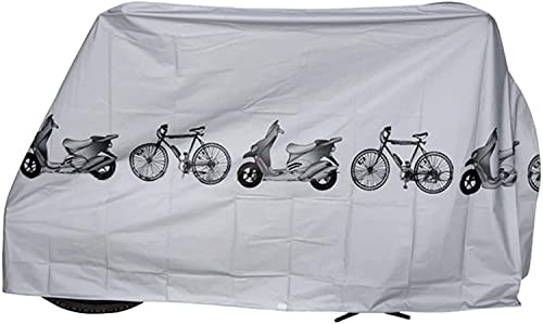 kaisda fahrradabdeckung wasserdicht nylon mit uv- und regen-schutz grau