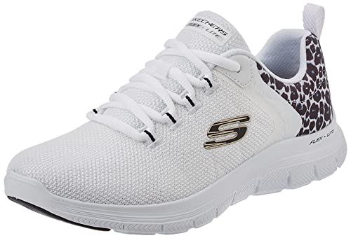 Skechers Damen Sneakers Flex Appeal 4.0, Weiß, 41 EU