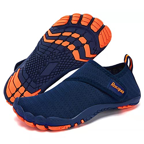 racqua wasserschuhe Jungen blau/orange, leicht, schnell trocknend, barfuß, strand, schwimmen, 35