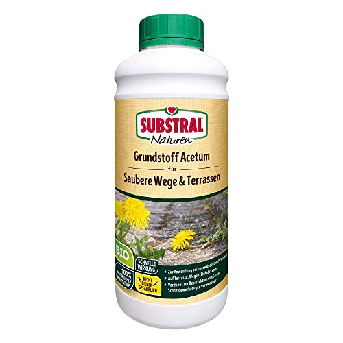 substral naturen unkrautvernichter acetum für wege, terrassen, 1 l