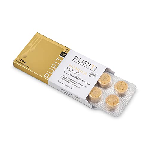 Produktbild: manuka honig süßigkeiten puriti mgo 400+ 92% honig ohne zusatzstoffe 8 lollis 20 g