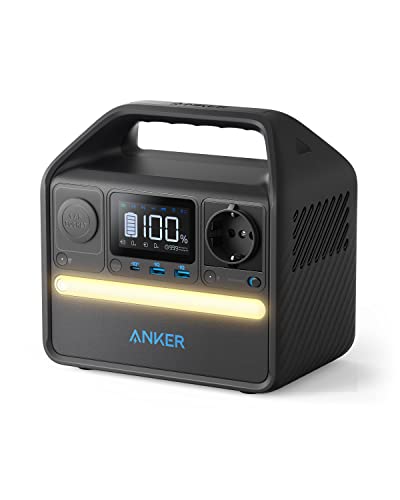 Anker 521 tragbare powerstation 256Wh, LiFePO4, 300W, 5 Anschlüsse, für outdoor