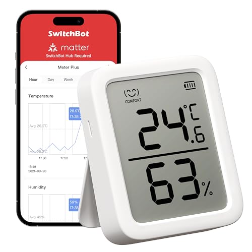 switchbot meter plus bluetooth thermometer hygrometer 1-4 stück für 11,99 bis 9,99 je stück