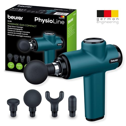 beurer mg 99 massagepistole 4 aufsätze 5 intensitätsstufen schwarz