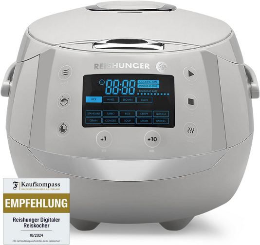 Produktbild: Reishunger reiskocher und dampfgarer 1,5l für 119,99 statt 149