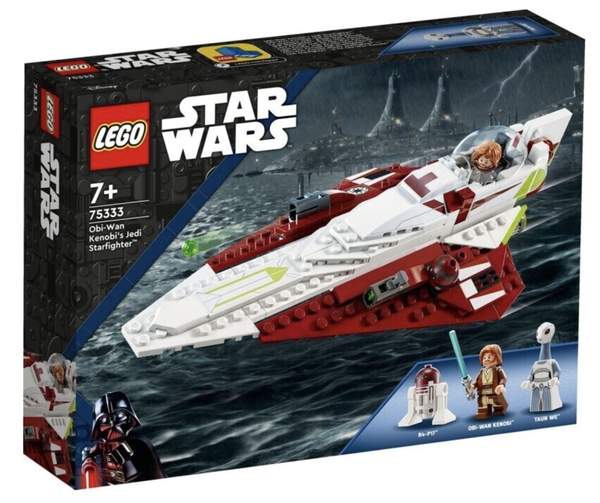 lego 75333 star wars obi-wan kenobis jedi starfighter 22,66 euro (statt 26 euro)