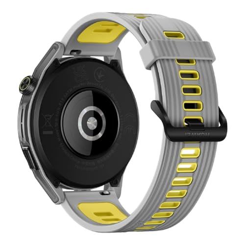 HUAWEI Watch GT Runner Smartwatch Grau/Gelb, Silikon, Modell 55028114
