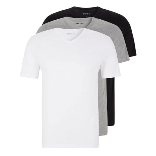 BOSS Herren V-Neck T-Shirt 3er Pack Classic Assorted 999 XXL