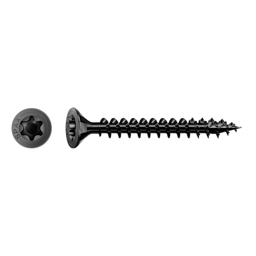 Produktbild: spax universalschraube schwarz 3,0 x 20 mm vollgewinde 200 stück t-star plus