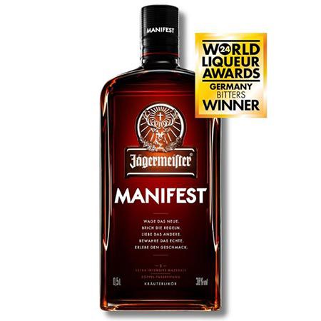 jägermeister manifest kräuterlikör 0,5l 38% für 20,24 (statt 24)