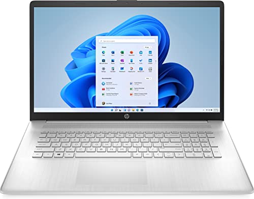 hp laptop 17,3 zoll fhd intel core i3 8gb ram 256gb ssd windows 11 silber