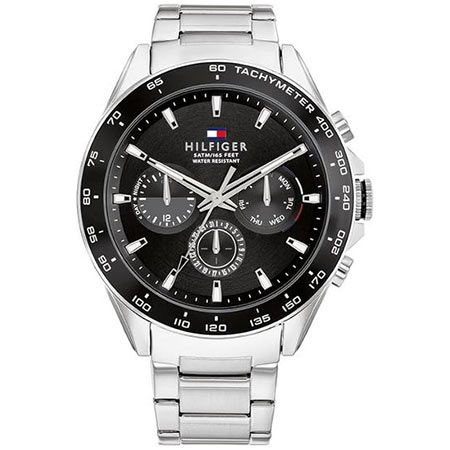 tommy hilfiger owen edelstahl-chronograph für 122,85 euro statt 156 euro