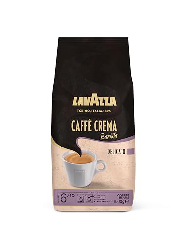 Entdecken Sie Lavazza Caff Crema Barista Delicato: ausgewogene Kaffeebohnen mit feinen Schoko- und Kakaoaromen. Ideal für Espressomaschinen!