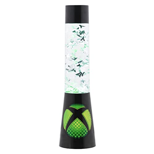 xbox lampe glitzer flüssig mit controller-symbolen, dekoration für spielzimmer