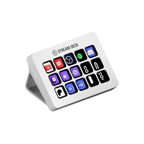 Stream Deck MK.2 White von Elgato, Steuerung für Streaming und Gaming