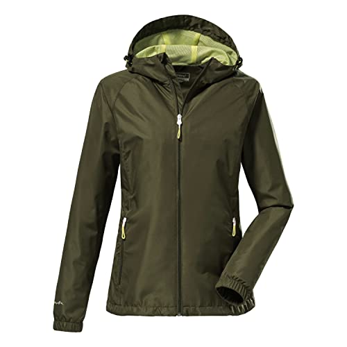 killtec Damen Funktionsjacke Kapuze packbar dunkeloliv Größe 38