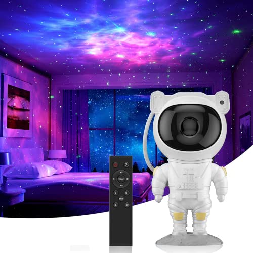 led sternenhimmel projektor swiftvein astronaut galaxy light mit fernbedienung, timer