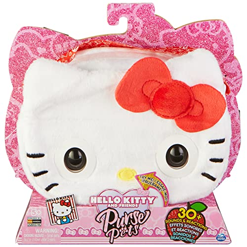 purse pets hello kitty interaktive umhängetasche mit geräuschen und musik, ab 5 jahren