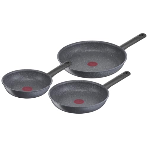 Produktbild: Tefal Natural On Pfannenset 3-teilig 20/24/28 cm, Mineralia+ Antihaft, Induktion