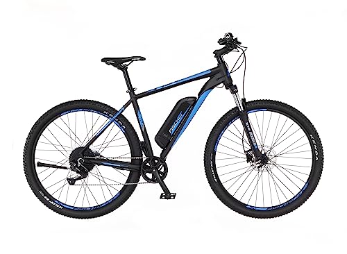 Fischer MONTIS E-Mountainbike, 29 Zoll, Akku, schwarz matt, sportlich, robust, ideal für Offroad-Abenteuer