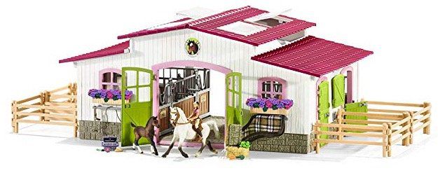 schleich reiterhof 42344 mit zubehör für 74,99 euro statt 102 euro