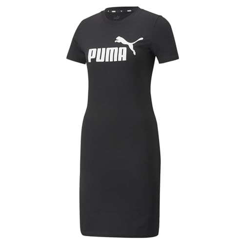 puma damen kleid ess slim tee dress schwarz xs