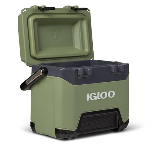 gloo kühlbox 23 liter grün 33,5t x 51b x 41,5h cm camping kühltasche
