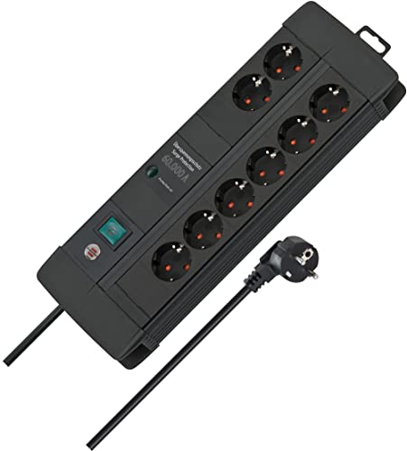 Brennenstuhl Premium-Line 8-Fach Steckdosenleiste mit Überspannungsschutz 3m