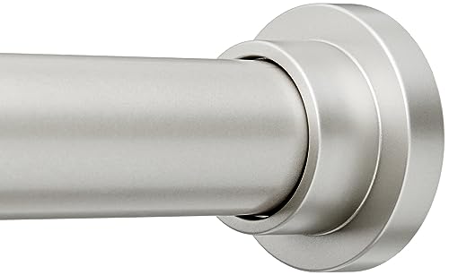 spannvorhangstange amazon basics verstellbar 137-229 cm nickel innen außen