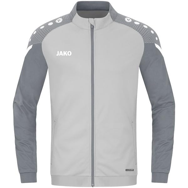 jako kinder polyesterjacke soft grey steingrau größe 140