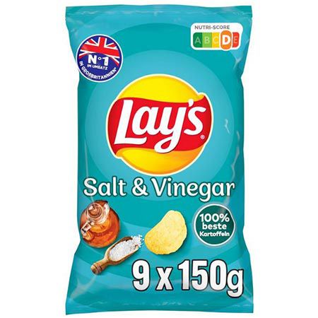 lays salt & vinegar chips 9er pack 150g ab 9,96 statt 18