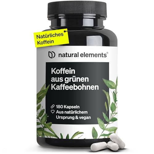 caffeine capsules 200mg vegan natürliche alternative 180 kapseln laborgeprüft produziert in deutschland