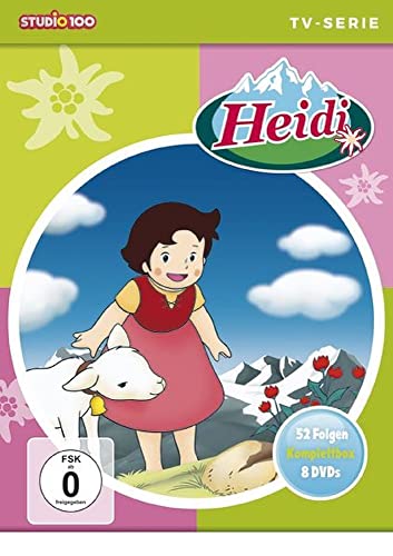 heidi tv-serien komplettbox 8 dvds, klassik