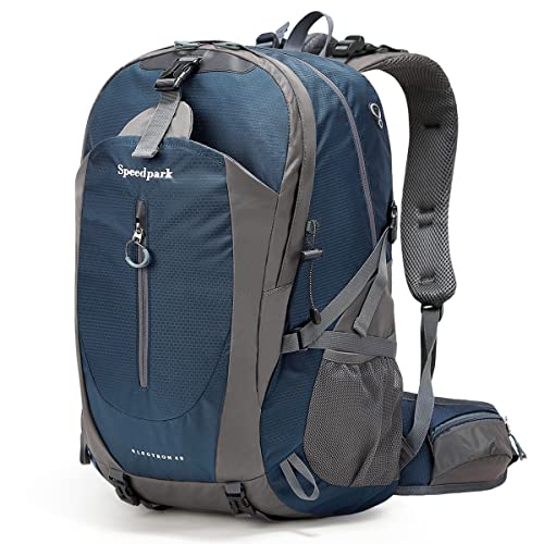 ytl wasserdichter wanderrucksack 40l für herren und damen, leichte outdoor-tasche, königsblau