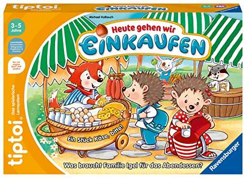 tiptoi spiel 00119 von ravensburger, heute gehen wir einkaufen, lernspiel kinder 3+