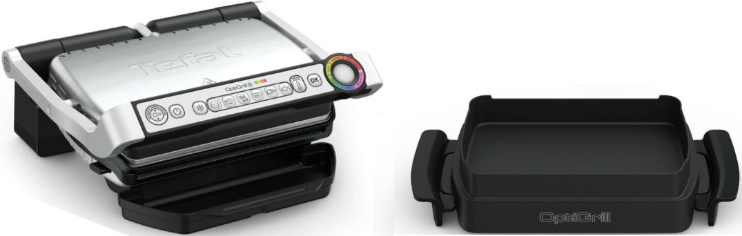 tefal optigrill+ gc714d mit backschale für 133,99 euro statt 163 euro