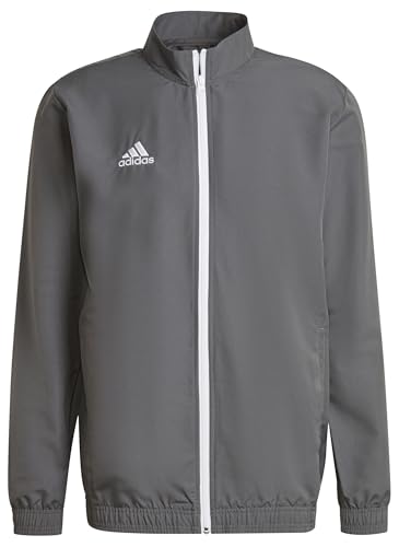 adidas entrada 22 herren präsentationsjacke team grey four, größe M