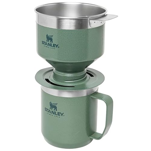 stanley camp mug thermobecher 354 ml pour over set - ideal für kaffeeliebhaber