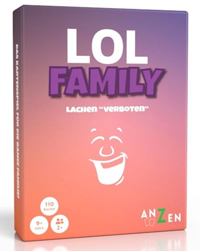 LOL FAMILY Kartenspiel - lustiges Familienspiel ab 8 Jahren für Kinder