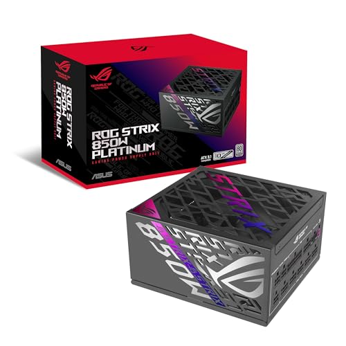 asus rog strix 850w netzteil mit gan-mosfet, 80 plus platinum